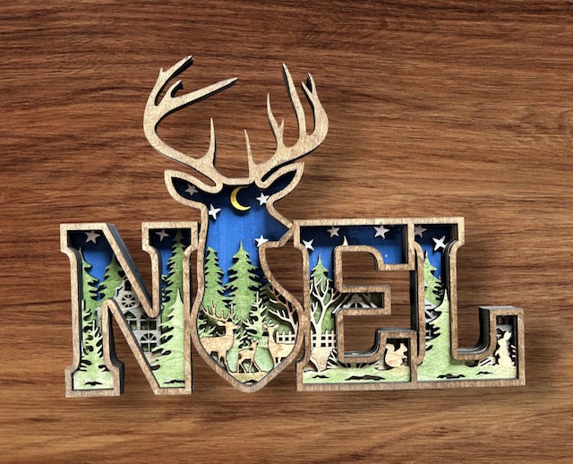 (image for) Deer "Noel" Word